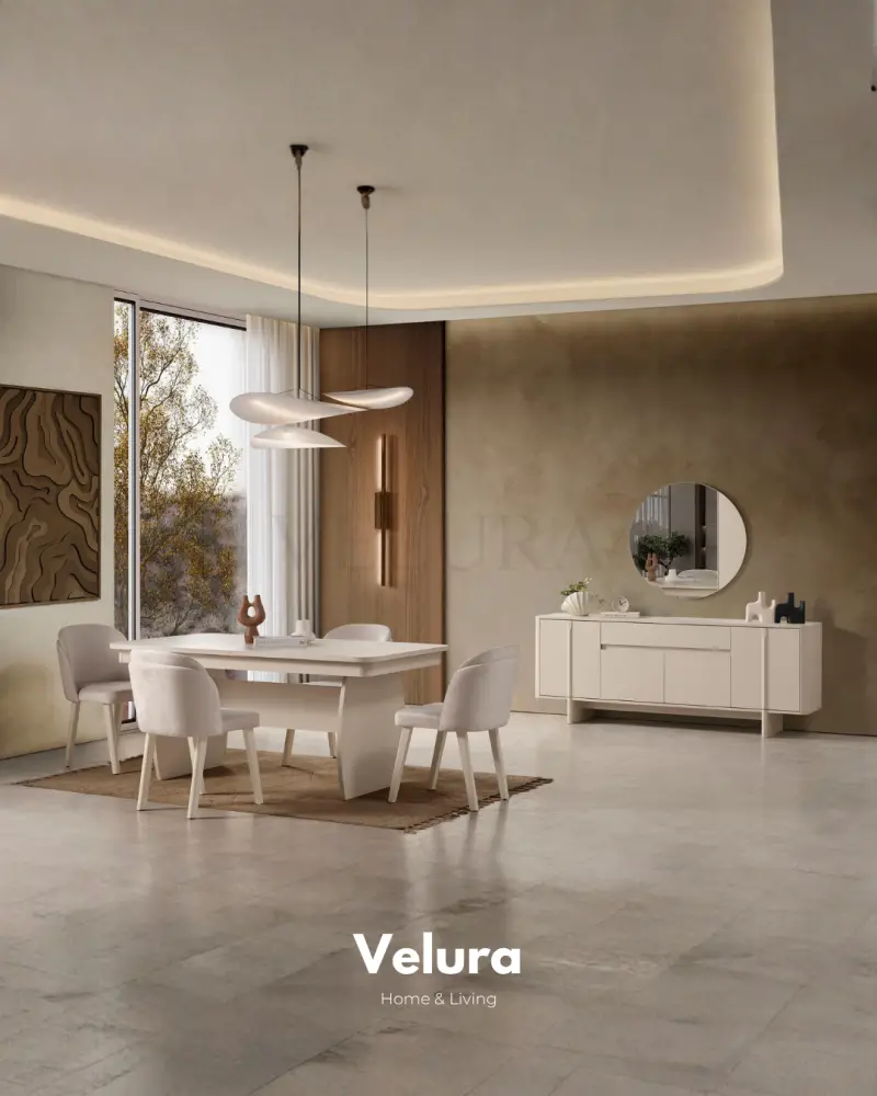 Eylül Yemek Takımı - Krem