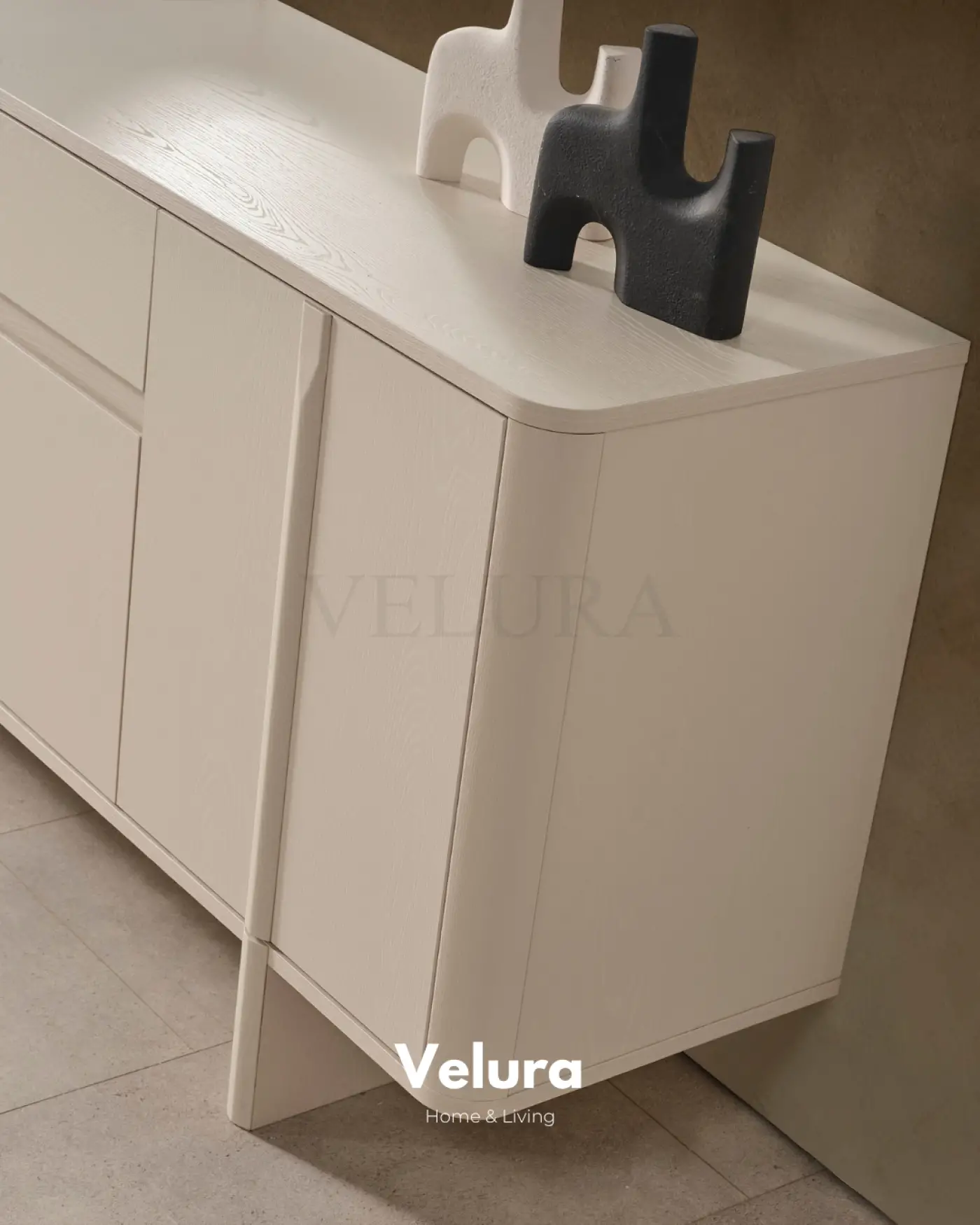 Eylül Konsol Krem modern yemek odası konsolu