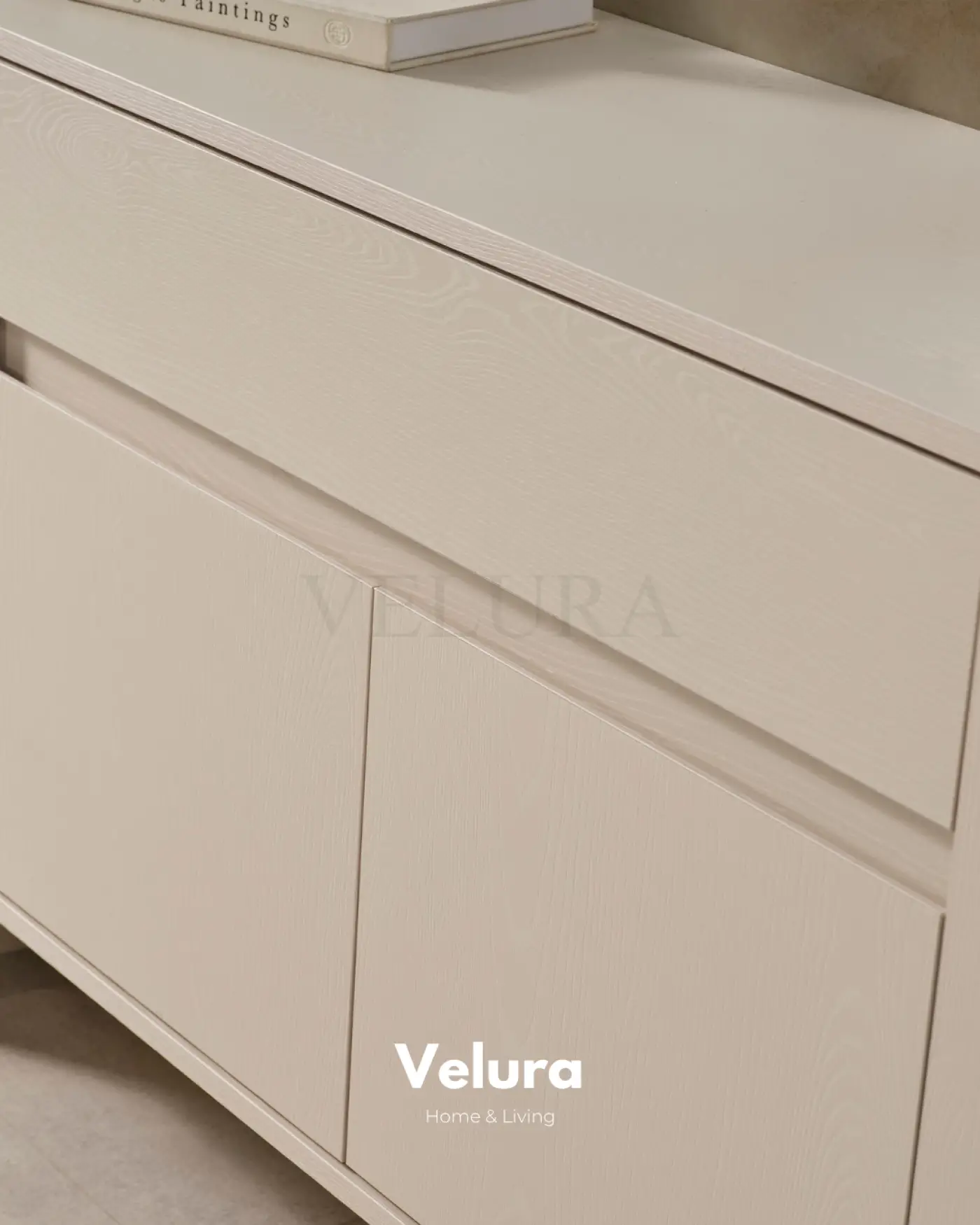 Eylül Konsol Krem modern yemek odası konsolu