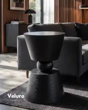 Voga Yan Sehpa - Siyah