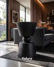 Voga Yan Sehpa - Siyah