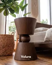 Voga Yan Sehpa - Ceviz