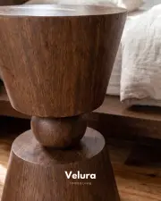 Voga Yan Sehpa - Ceviz