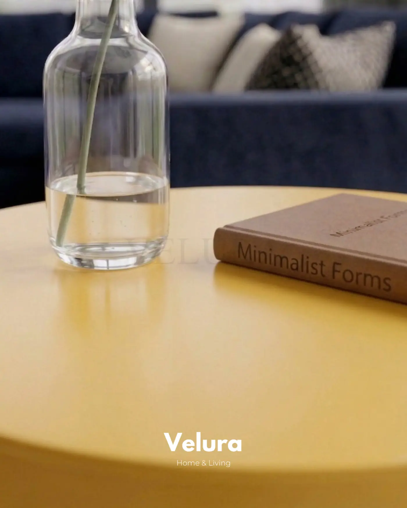Zonya Yan Sehpa Sarı modern yan sehpa tasarımı