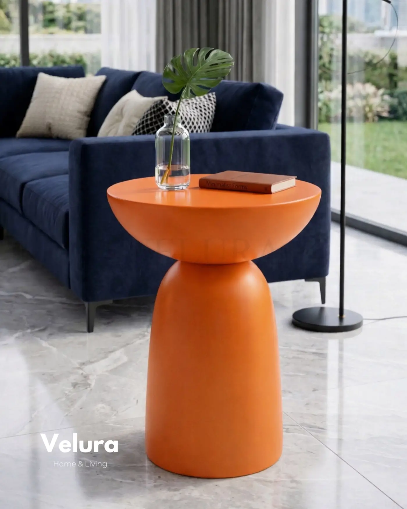 Zonya Yan Sehpa Turuncu modern yan sehpa modeli