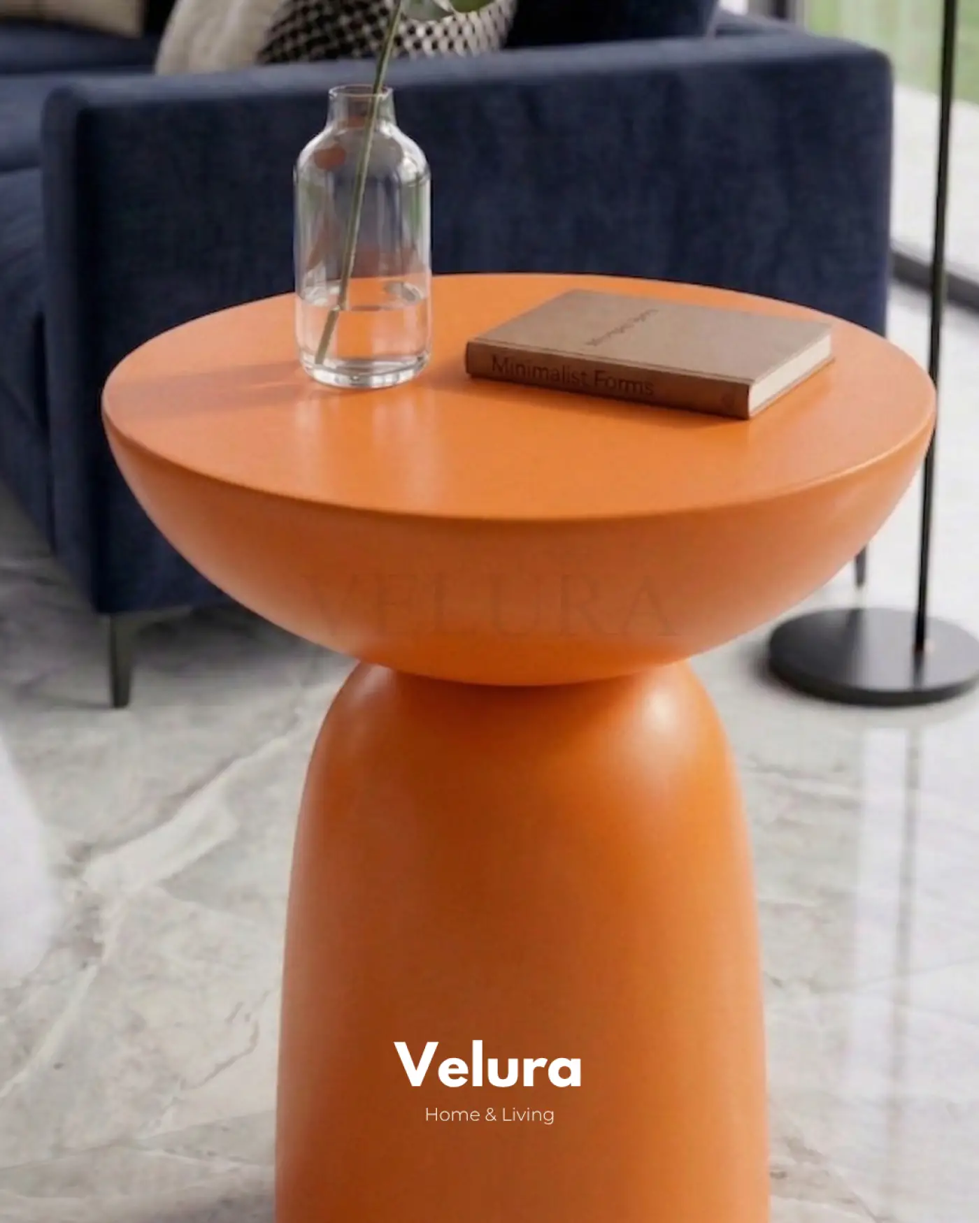 Zonya Yan Sehpa Turuncu modern yan sehpa modeli