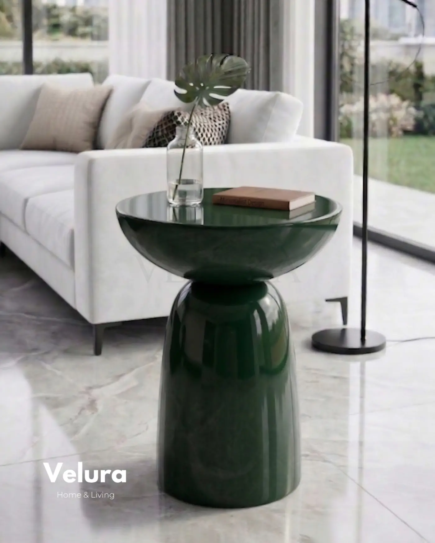 Zonya Yan Sehpa Yeşil modern yan sehpa modeli