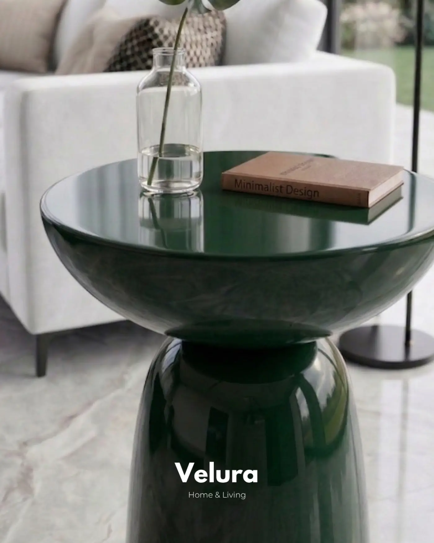 Zonya Yan Sehpa Yeşil modern yan sehpa modeli