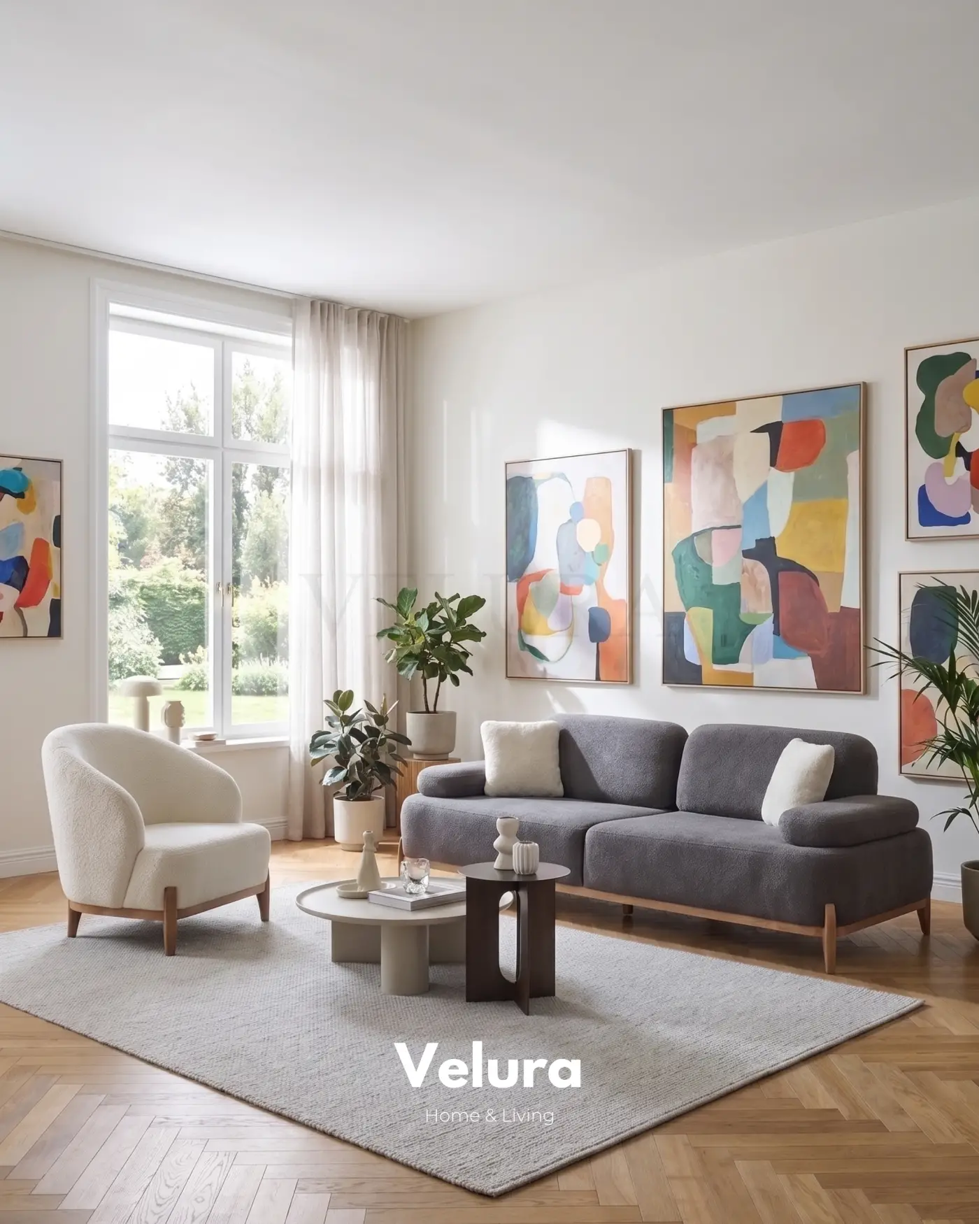 Berina Antrasit Koltuk Takımı l velura