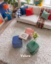 Küre Orta Sehpa - Dopamin Zar - Yuvarlak Şeffaf Cam