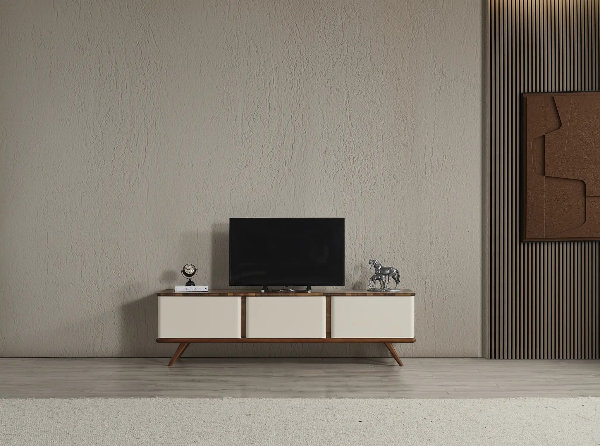 Safir TV Ünitesi Modelleri Minimalist tasarımlı TV ünitesi