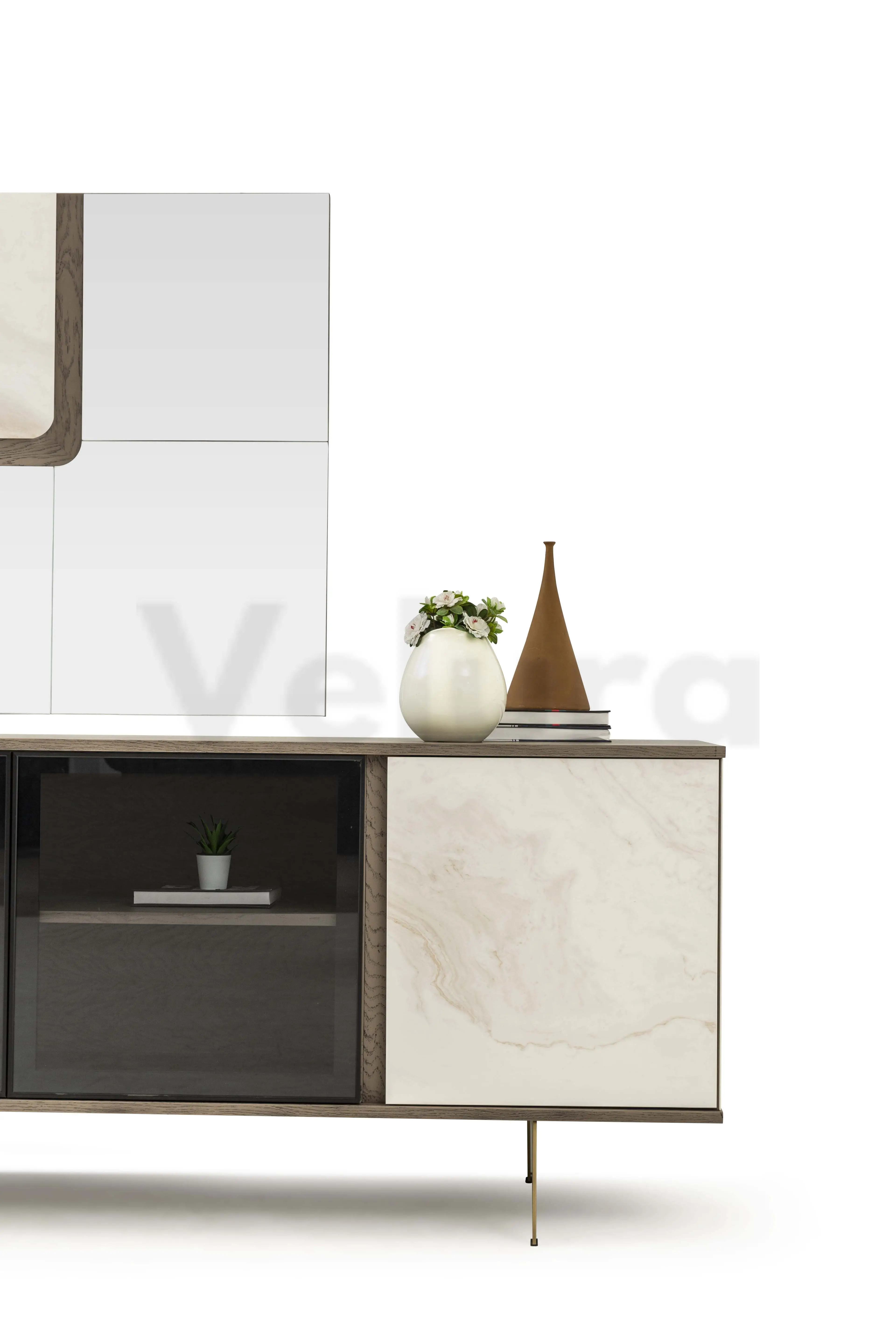 Fonksiyonel Depolama Alanlı Konsol Tasarımı Velura Home yemek odası konsolu