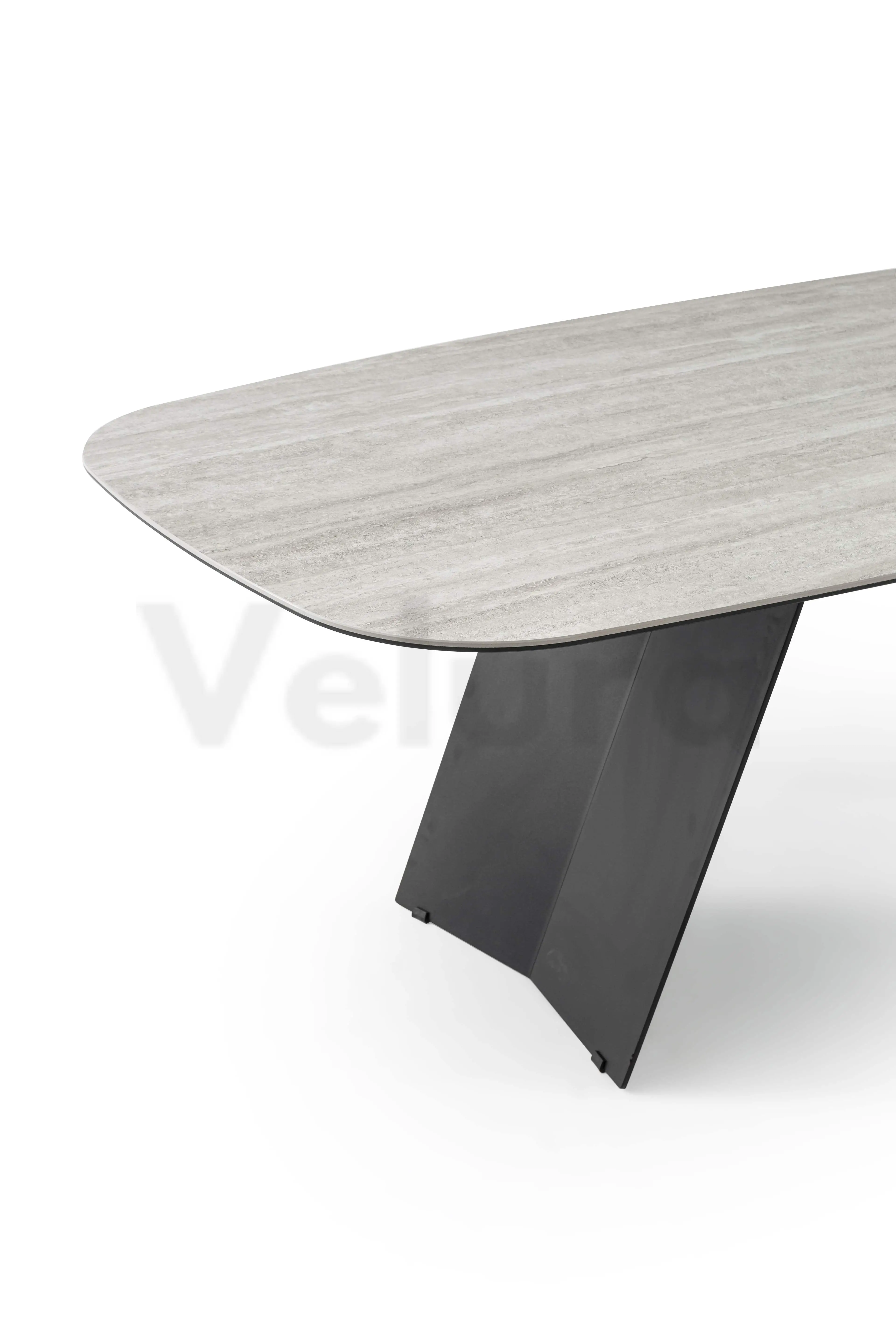 Velura Home Terra Yemek Masası Açık Gri Terra Yemek Masası - v01 Açık Gri Seramik Üst