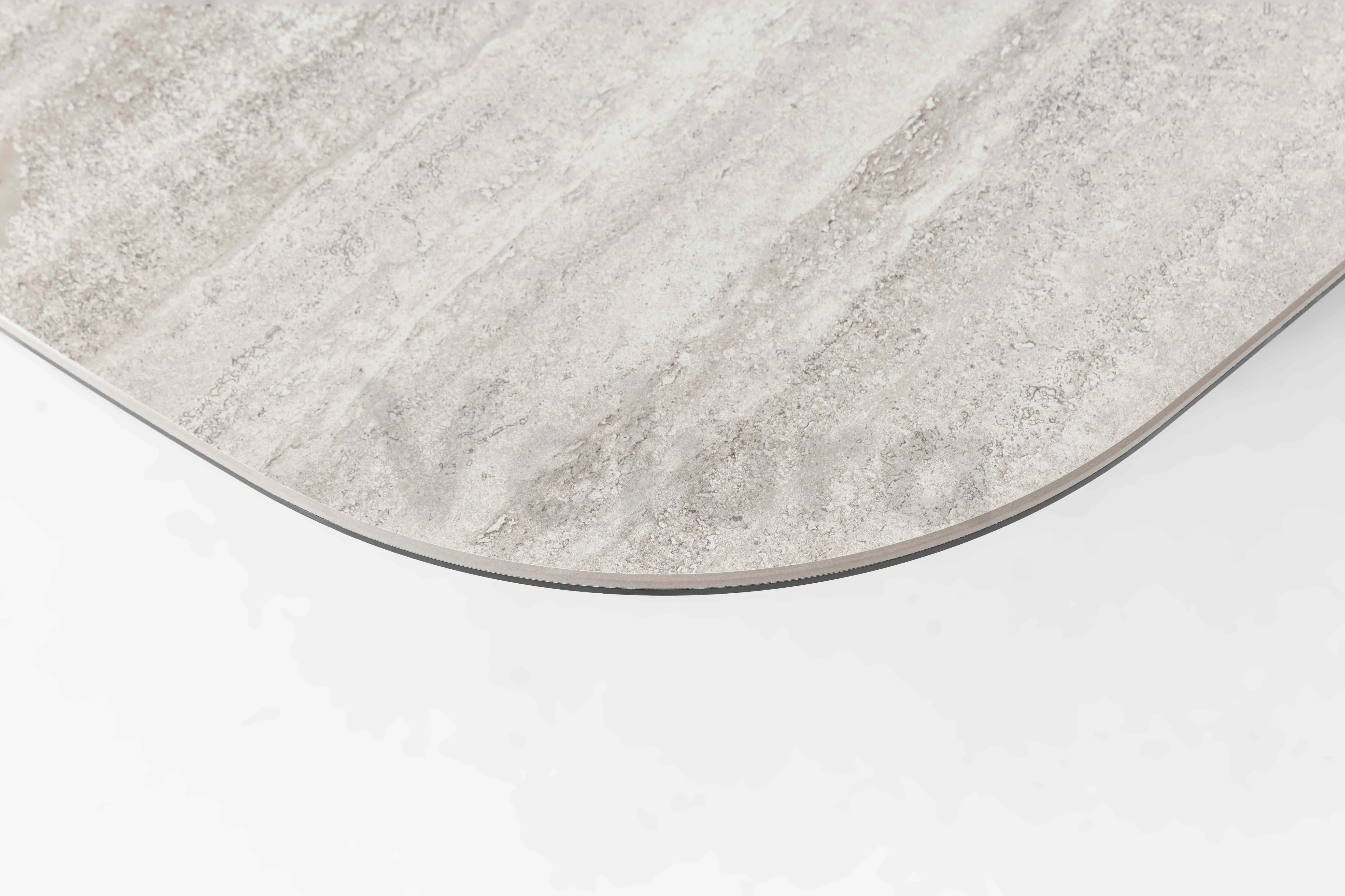 Modern Terra Yemek Masası - v05 Siyah Metal Ayaklı
