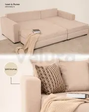 Yumi Köşe Takımı - Koyu Kahve