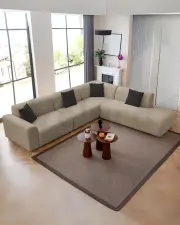 Mila Koyu Krem Köşe Takımı