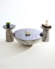 Silva Traverten Desenli Orta Sehpa Silva Traverten Desenli Orta Sehpa