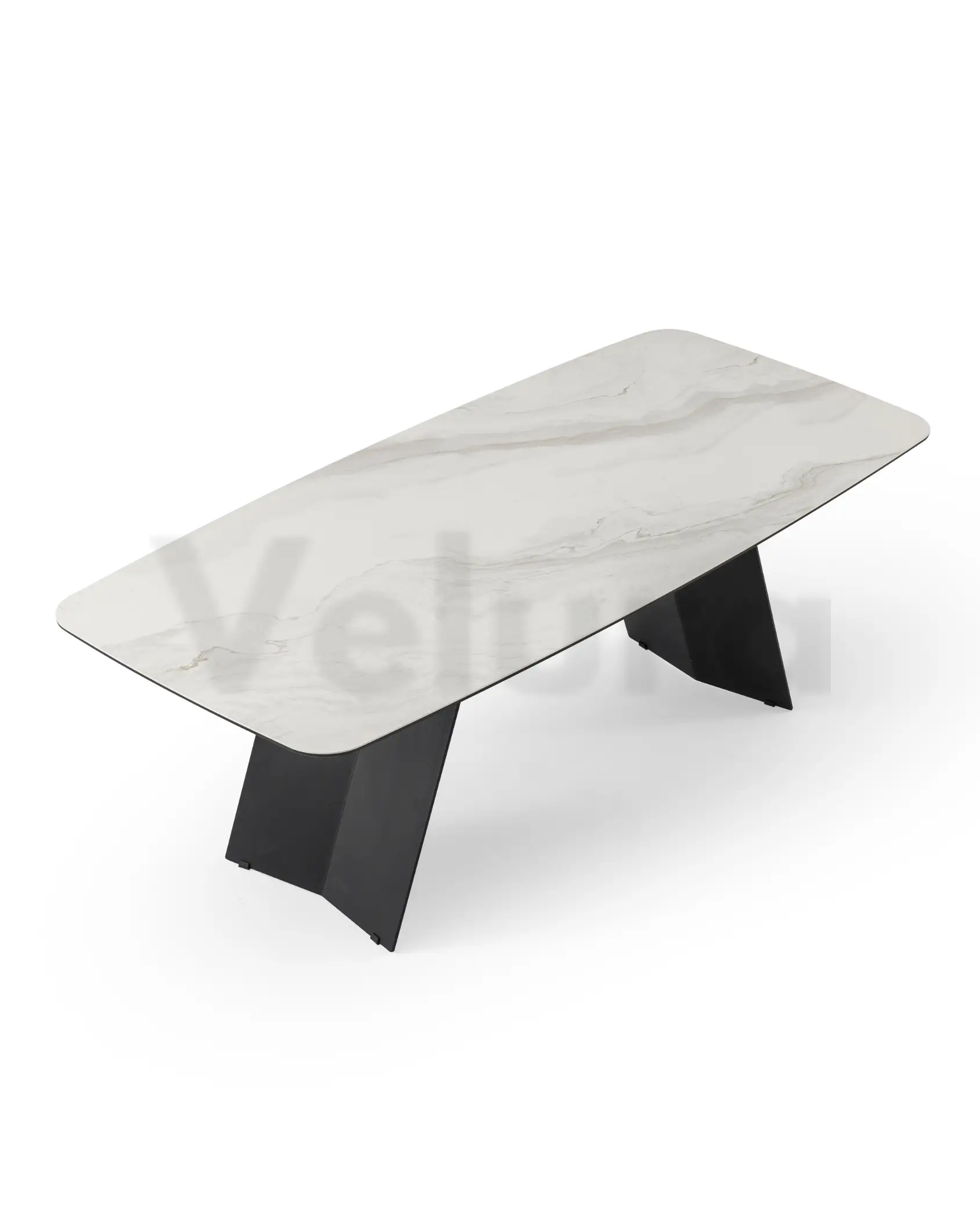 ZLuna Deco Yemek Masası krem seramik