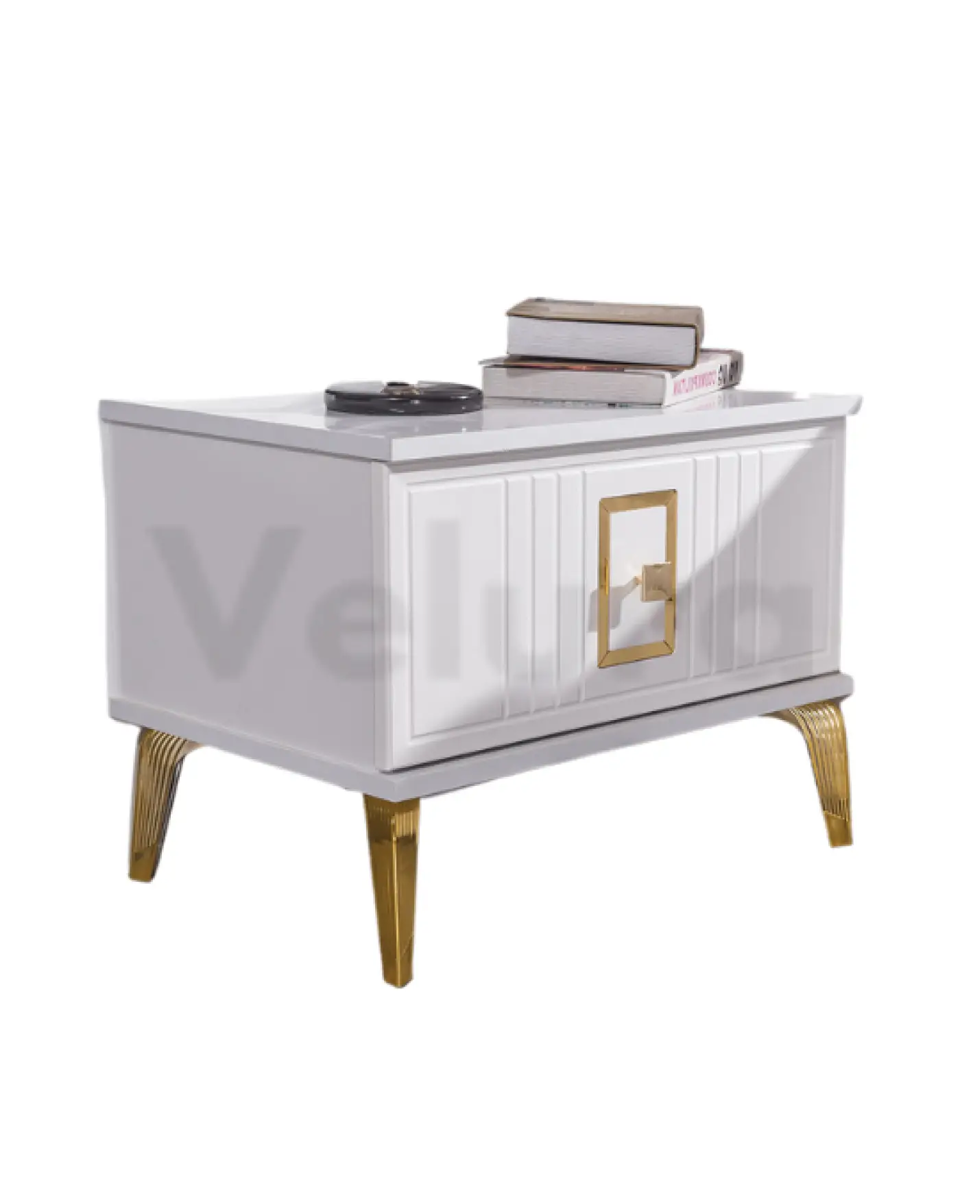 Velura Home Modern Gold Kulplu Komodin Modern gold kulplu komodin modeli