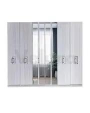 Rio Gümüş 6 Kapılı Dolap Rio Gümüş 6 Kapılı Dolap