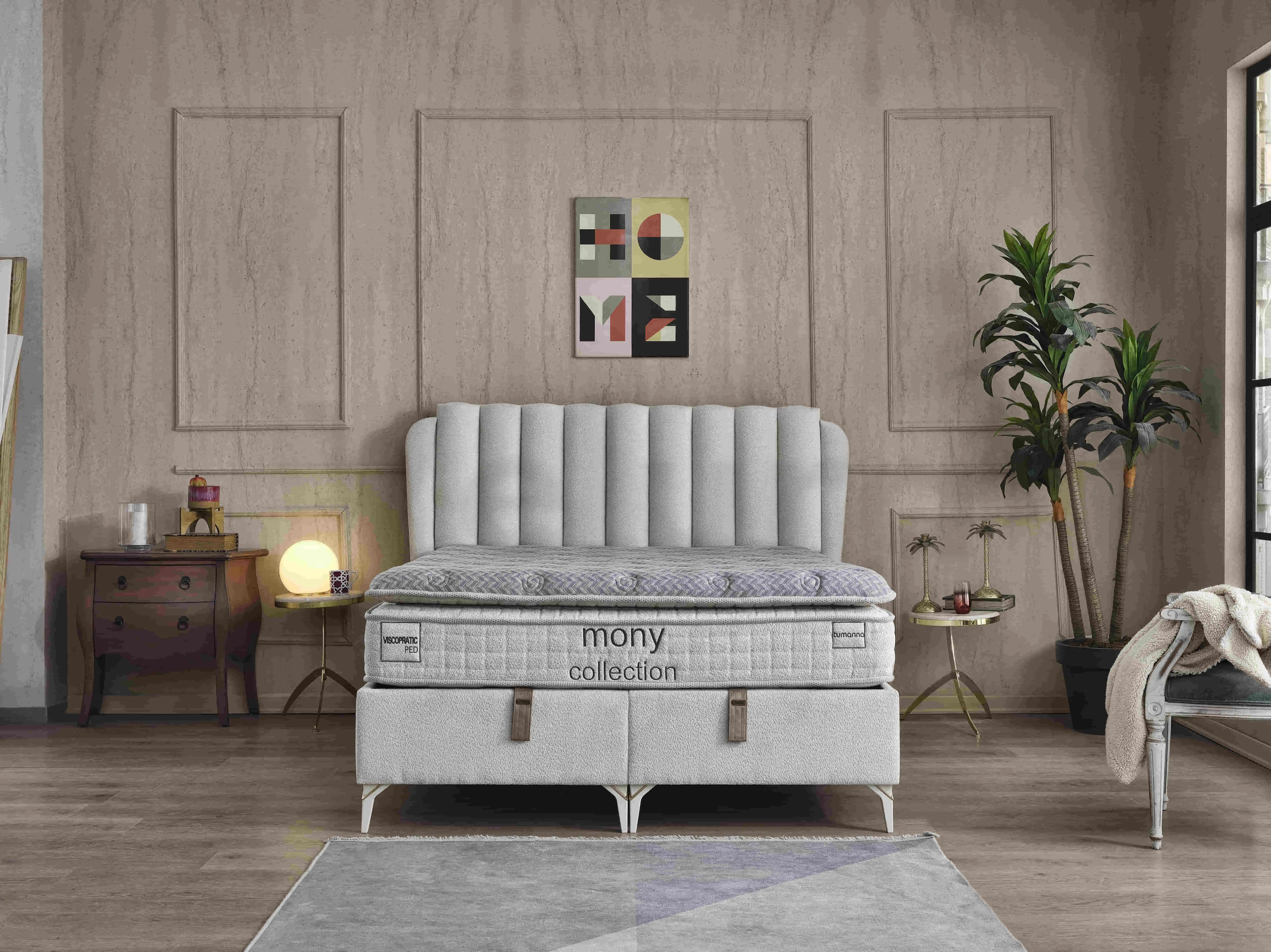 Visco Pratic Ped Yatak Seti Modern Tasarım