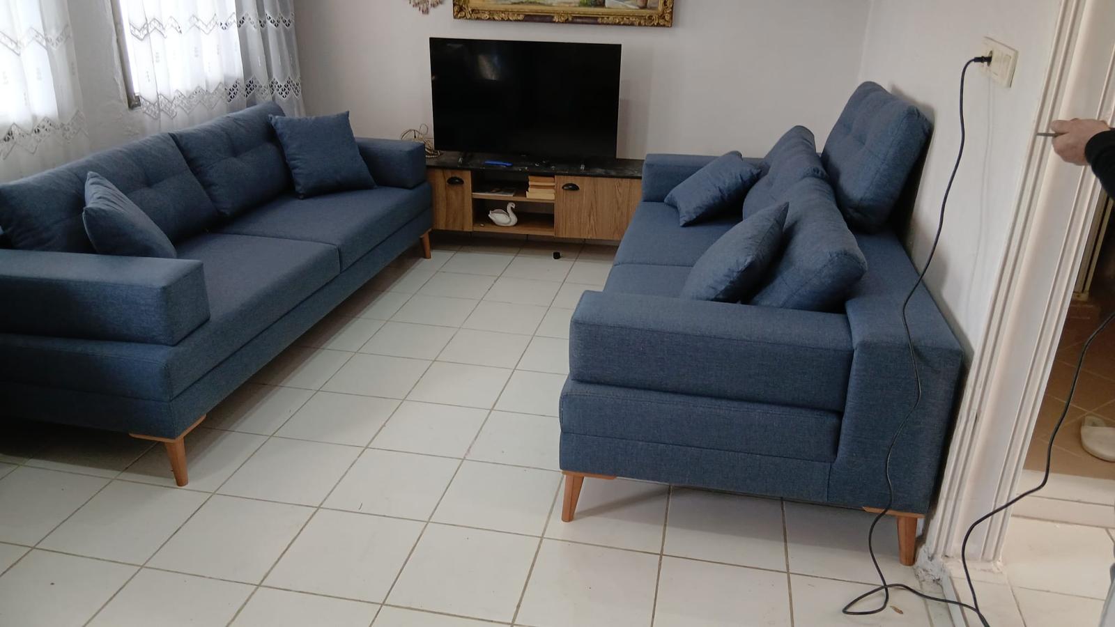 Velura müşteri fotoğrafı — Zeri antrasit puzzle modüler köşe koltuk